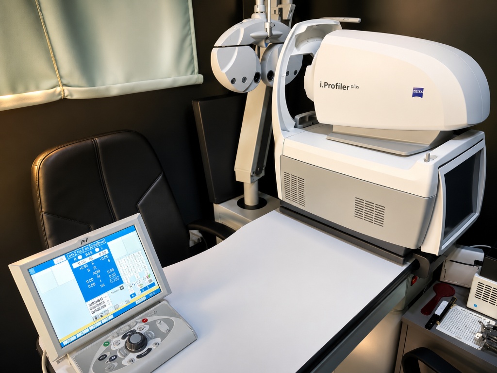 ZEISS i.Profiler plus 검안실 — 도수가 아닌 적응 설계